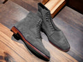 These sleek and stylish Men Ankle High Boots are crafted with durable leather upper for enhanced protection and durability. The special sole provides superior traction on a variety of surfaces while breathable lining keeps your feet feeling fresh all day long. The ankle-high design ensures a snug fit and extra stability.