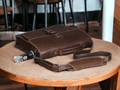 Leather laptop bag, College Bag, Leather Cross-Body Bag Briefcase - Luxury Shelfs