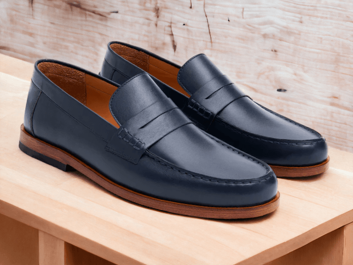 Step into style with these Blue Penny Loafer Shoes. Crafted with a sleek design and sturdy outsole, these shoes are the perfect balance of comfort and sophistication. The classic design makes them the perfect choice for any occasion.