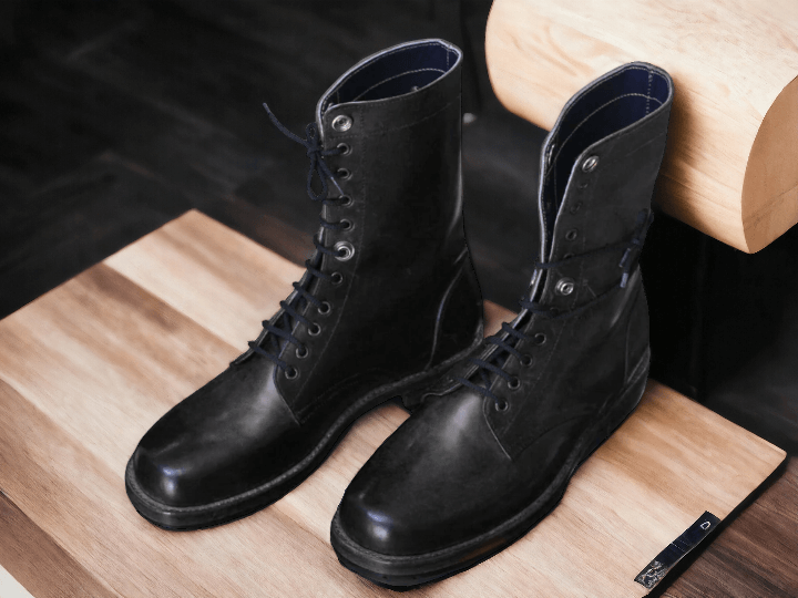 The art of making Black  leather shoes encompasses a series of meticulous steps and time-honoured techniques that result in a beautiful and durable final product. At Stylish Leather Sole, we take immense pride in the craftsmanship and expertise that goes into creating each pair of leather shoes.