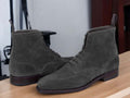 Expertly crafted and designed for the modern man, these handmade navy suede ankle boots are the perfect fusion of style and functionality. Made from high-quality leather and suede, these ankle high boots offer both classic and fashion-forward elements. Elevate your look and step out confidently in these versatile and stylish boots.