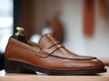 Introducing Handmade Mens Loafers & Slip-Ons Shoes, crafted from the finest quality leather. Boasting a lightweight and comfortable design, these shoes feature a cushioned insole for all-day comfort and durable outsole for superior traction. Enjoy superior quality and unbeatable style with Handmade Mens Loafers & Slip-Ons Shoes.