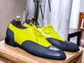 Grey Yellow Shoes feature a modern combination of grey and yellow colors. The lightweight construction adds flexibility and comfort for all-day wear. The breathable mesh material supports your feet and keeps them cool.