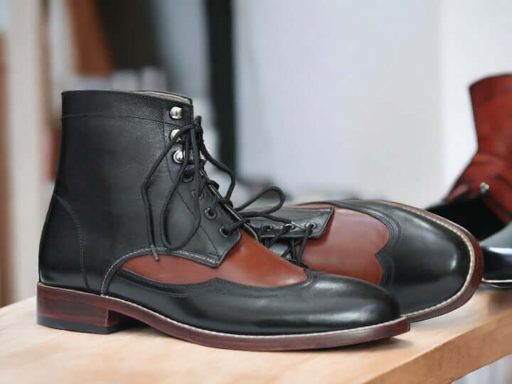 Mens designer best sale ankle boots