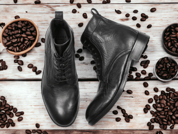 Men's Brown Ankle Boots, Designer Leather Boots, Durable and Comfortable Boots