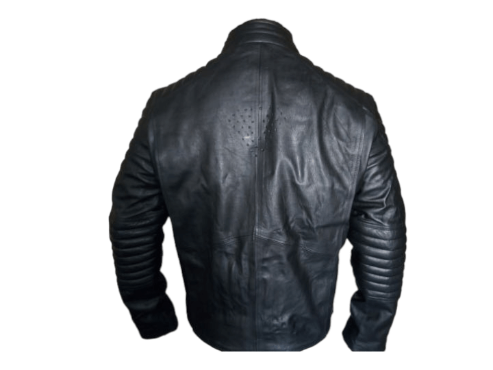 New Men's Superman Black Guenuine Leather Jacket