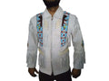 Handmade Cowboy White Suede Jacket Western Coat, Cowboy Fringe Jacket