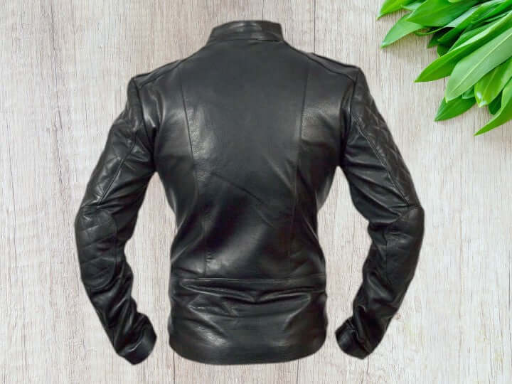 CASINO ROYALE DANIEL CRAIG BLACK LEATHER JACKET JAMES BOND JACKET