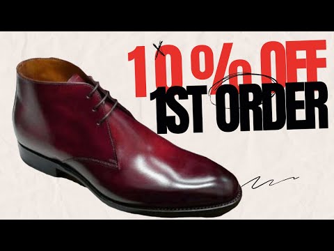 Handmade Men Genuine Cow-Hide Leather Burgundy Chukka Boots, Men's Lace Up Ankle High Boots