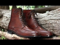 These classic New Burgundy Handmade Designer Boots are sure to add style and sophistication to any look. Handcrafted of top-grade leather, they feature a unique design that is both timeless and on-trend. A modern twist on a classic silhouette, these boots will become an instant wardrobe staple.